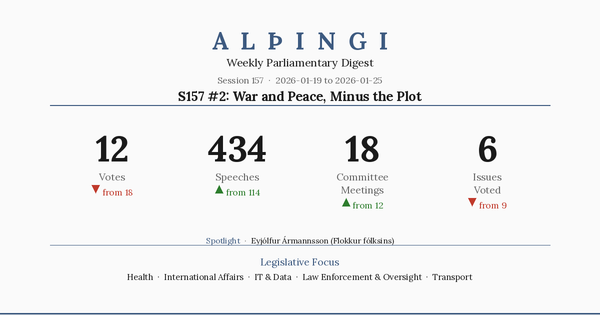 S157 #2: War and Peace, Minus the Plot